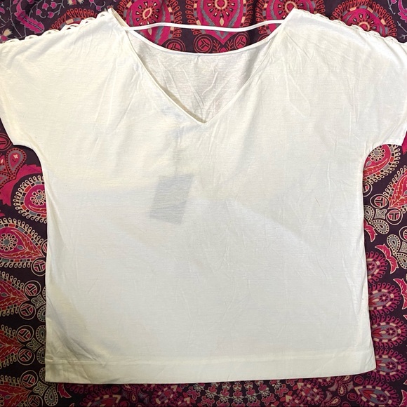 2/$20 NWT Massimo Dutti Laced Strappy Toga T-Shirt LightWeight Summer Tee - Picture 2 of 16
